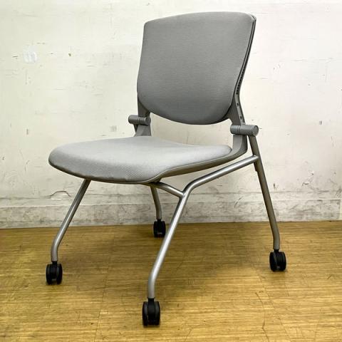 【中古】グラータチェア 8142JB FBA3 オカムラ（okamura） ネスティングチェア