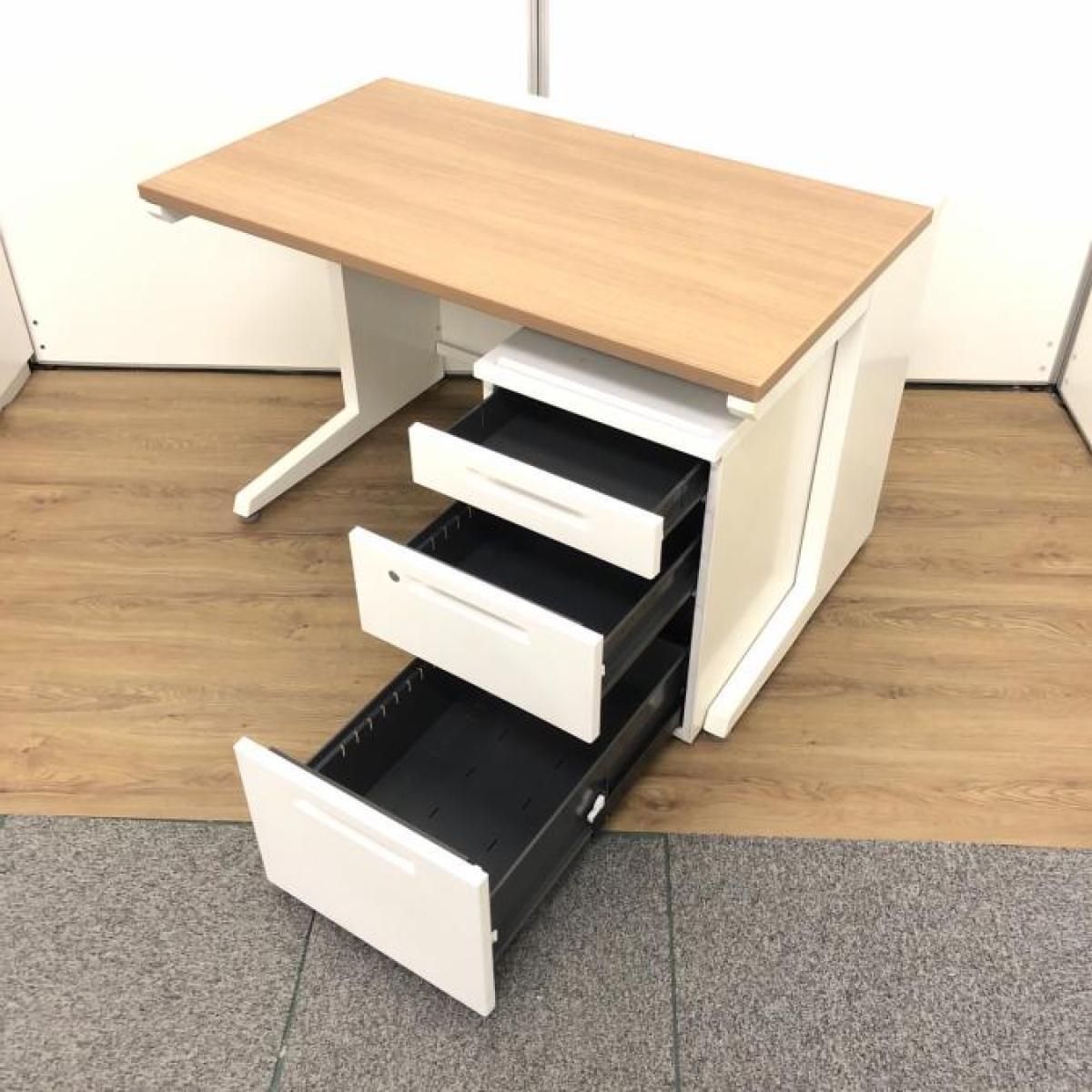 中古】アドバンス 3V104P MK38 オカムラ/okamura 片袖机 591627 - 中古