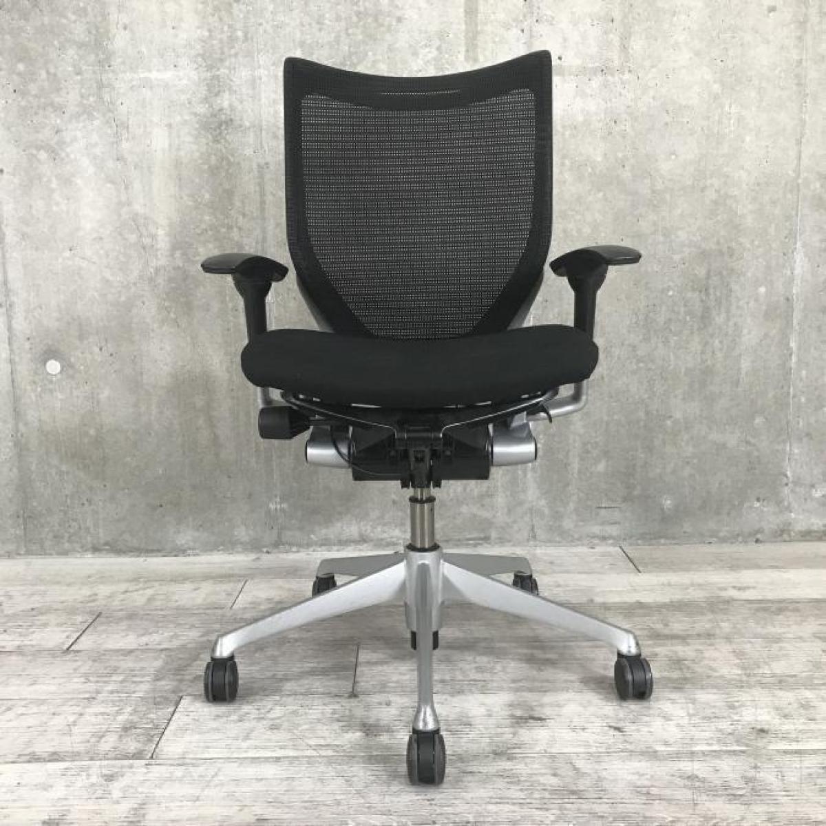 中古】バロンチェア CP83DR-FDF1 オカムラ/okamura 肘付ローバック 