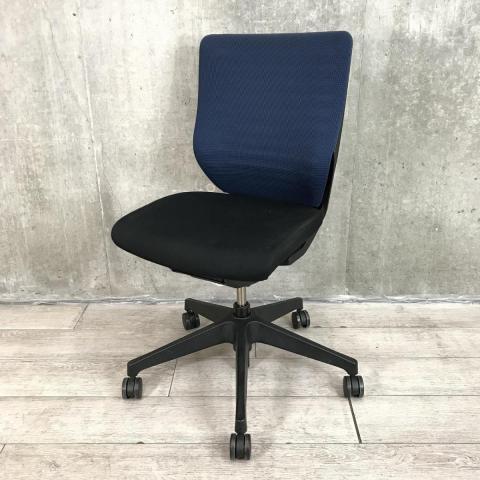 【中古】エピオスチェア  イトーキ（ITOKI） 肘無ローバックチェア