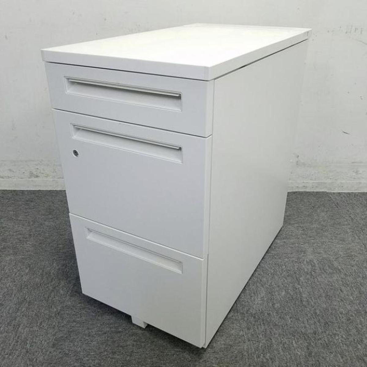 中古】スカエナワゴン ウチダ/UCHIDA 脇机3段 591722 - 中古オフィス