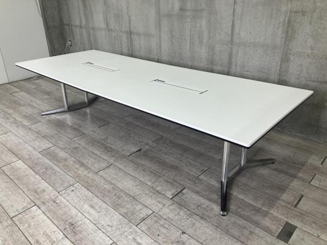 【中古】ラティオⅡ 4L289D　MR76 オカムラ（okamura） ミーティングテーブル（会議机）