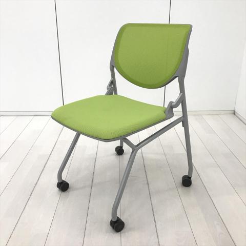 【中古】ルナ 81S1BI FKA5 オカムラ（okamura） ネスティングチェア