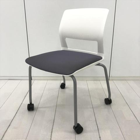 【中古】160シリーズ CK-160C-W コクヨ（KOKUYO） スタッキングチェア