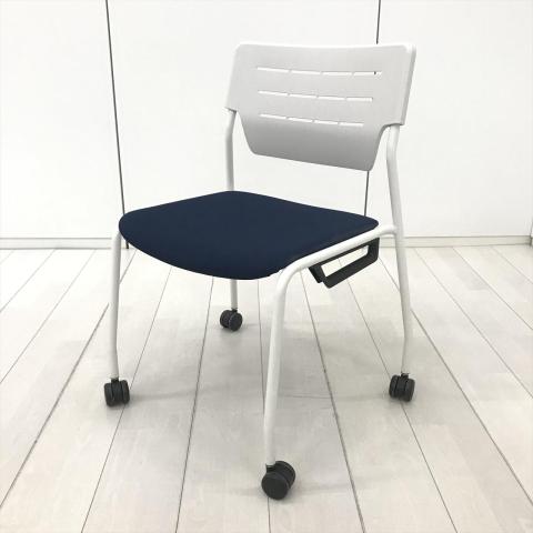 【中古】エレック KLC-955GBW9W8B2 イトーキ（ITOKI） スタッキングチェア