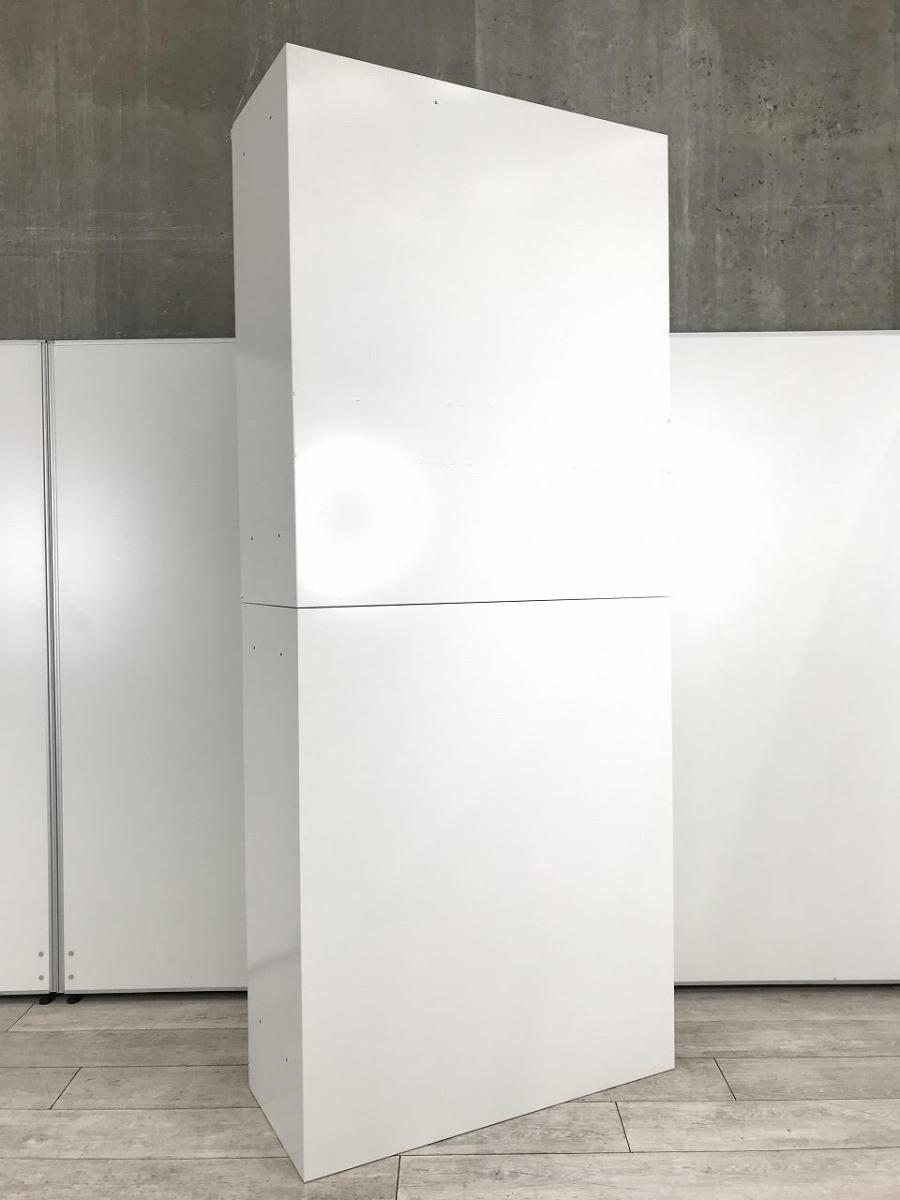 中古】レクトライン オカムラ/okamura ハイキャビネット/両開き+3段 中古】レクトライン オカムラ/okamura ハイキャビネット/両開き+3段