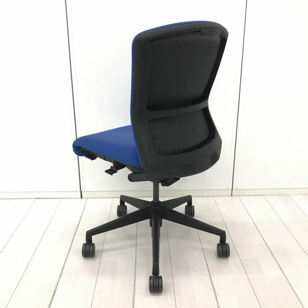 中古】エルフィ ELA2-00B ウチダ/UCHIDA 肘無ハイバックチェア 591940 