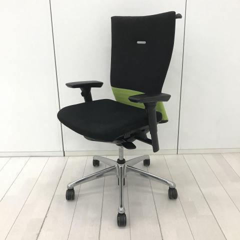 【中古】フィーゴチェア  オカムラ（okamura） 肘付ハイバックチェア