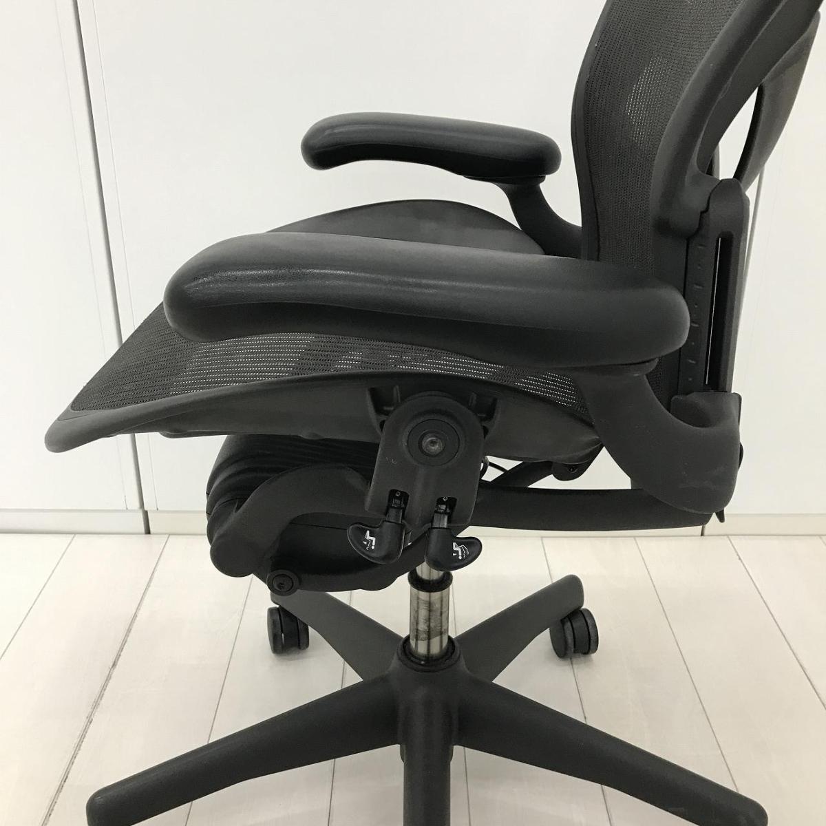 中古】アーロンチェア Herman Miller/ハーマンミラー 肘付ハイバック