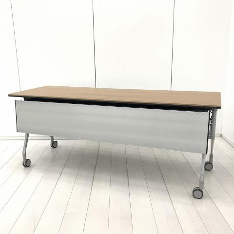 【中古】インターアクトNT 81B4JB MM98 オカムラ（okamura） スタックテーブル(長机/折りたたみ/会議用)