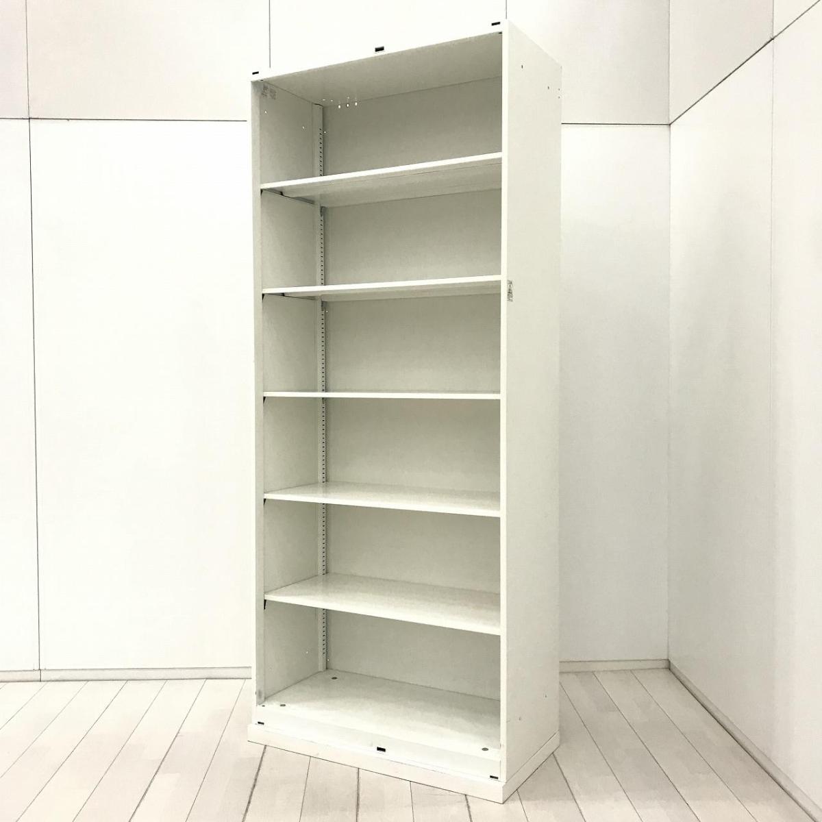 【出し入れしやすい！大容量オープンキャビネット！よく使う資料やカタログ収納にオススメ！】■オカムラ(okamura)製　レクトラインシリーズ　オープン書庫　ハイキャビネット　W900×D450×H2150mm　■ホワイト　【関東倉庫在庫品】【弊社使用欄：A01074203】【HU】
                        レクトライン
                                    中古
            