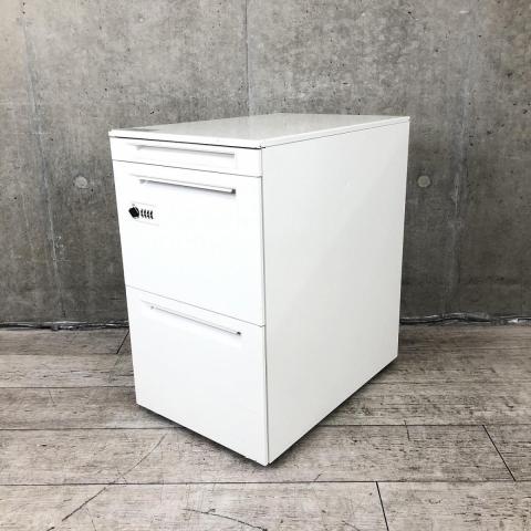 【中古】プロユニット  オカムラ（okamura） ワゴン3段