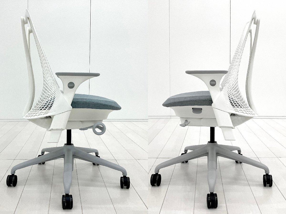 中古】セイルチェア Herman Miller/ハーマンミラー 肘付ミドルバック