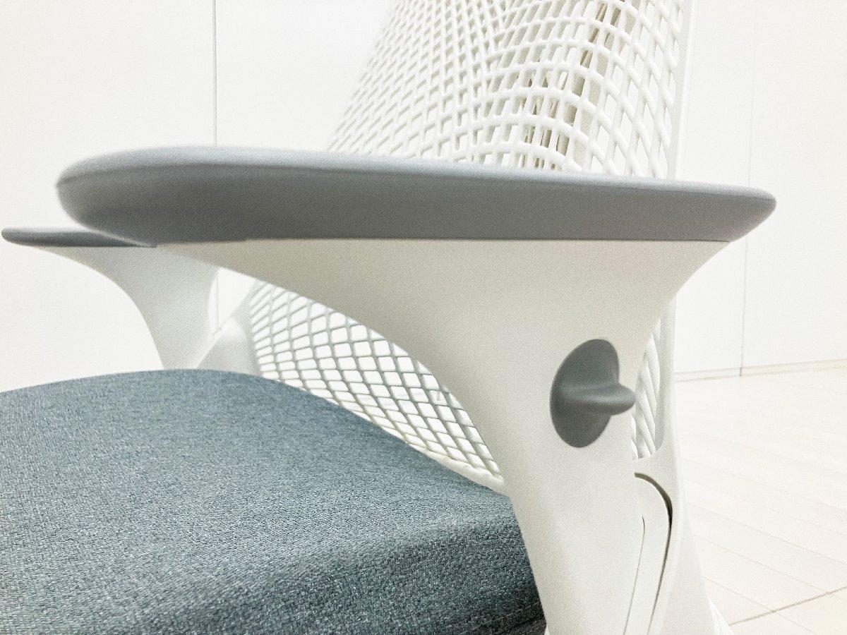 中古】セイルチェア Herman Miller/ハーマンミラー 肘付ミドルバック