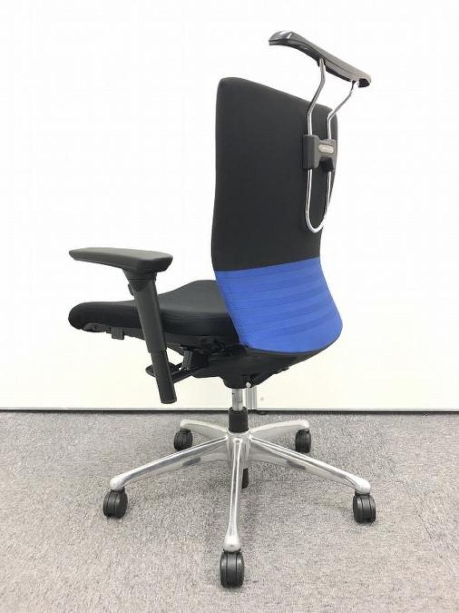 中古】フィーゴチェア オカムラ/okamura 肘付ミドルバックチェア
