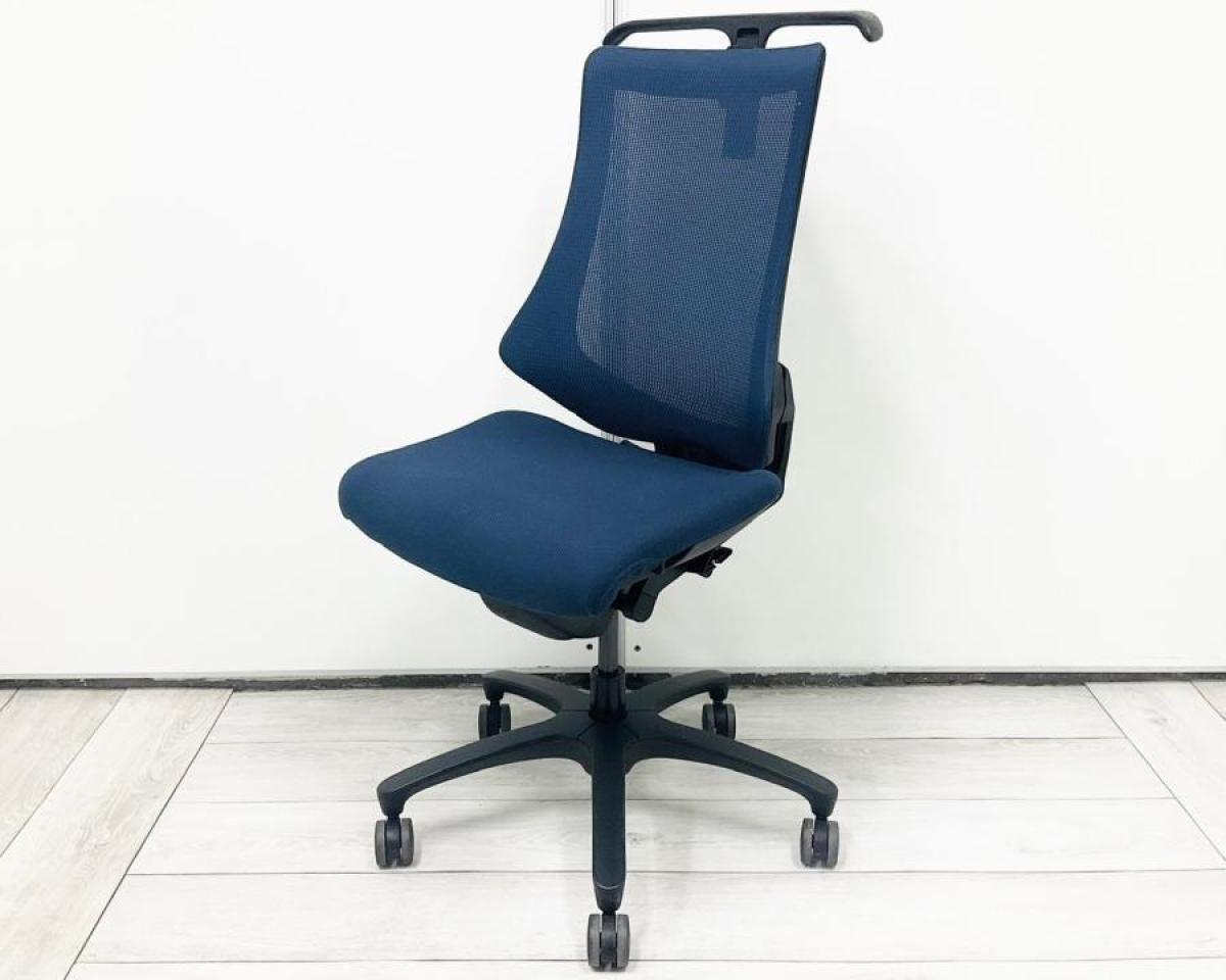 中古】エフメッシュ イトーキ/ITOKI 肘無ハイバックチェア 592304 