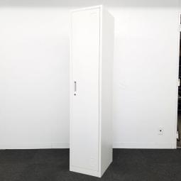【1台入荷】定番の安心設計された生興のロッカー入荷！中古　ロッカー　１人用　W317　更衣室　在宅ワーク　テレワーク　ホワイト　シリンダー錠　SEIKO