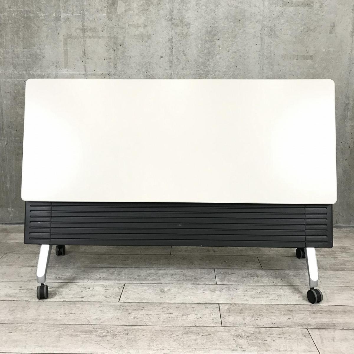 KOKUYO コクヨ KT-620 スタッキングテーブル 机 パネル付き 折りたたみ 中古】KT-620 コクヨ/KOKUYO スタックテーブル(長机/折りたたみ/会議用