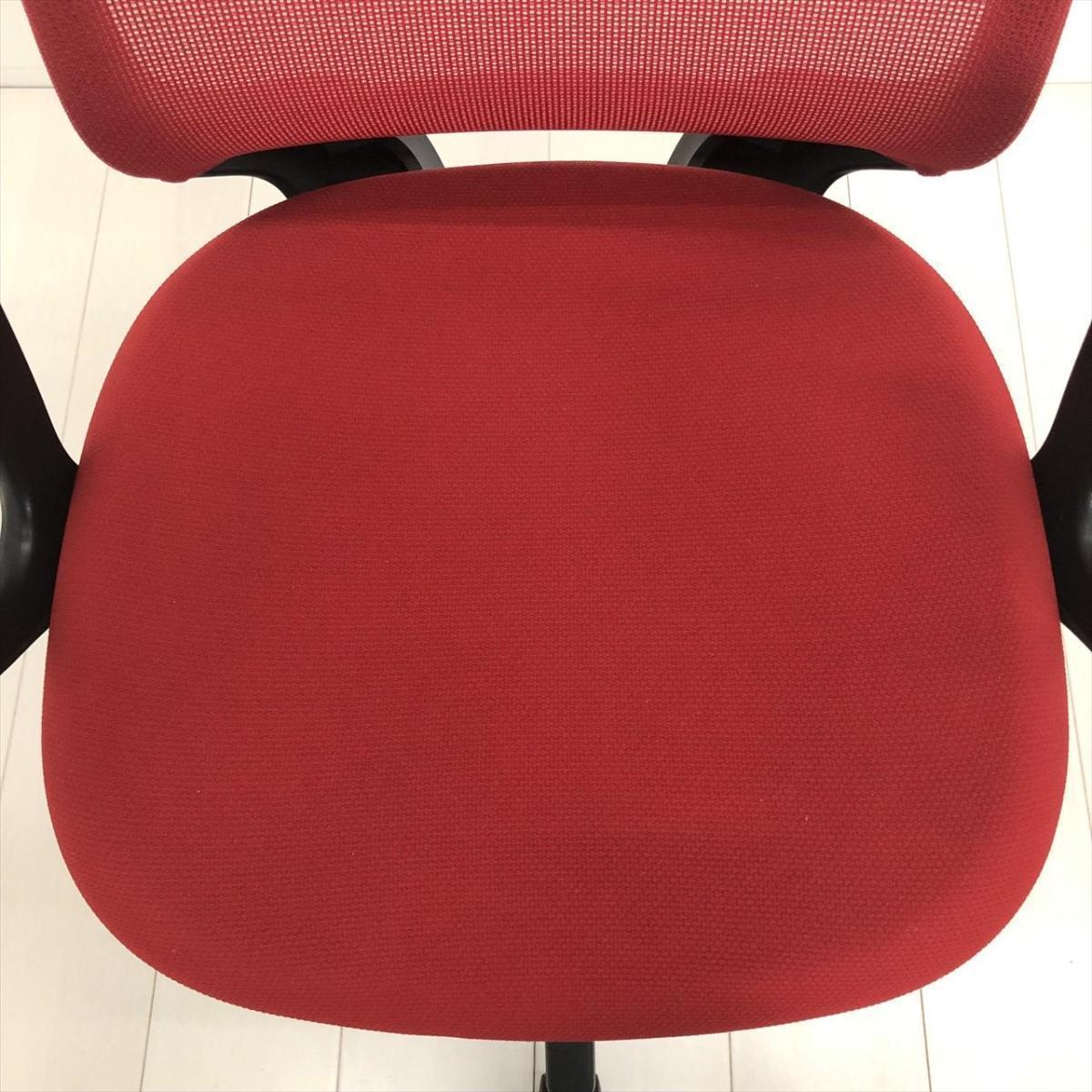 中古】ミトラシリーズ コクヨ/KOKUYO 肘付ローバックチェア 592443 