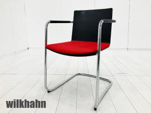 wilkhahn/ウィルクハーン　neos / ネオス　カンティレバーチェア　レッド