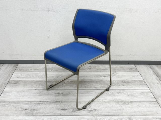 【中古】リット2 8127FZ オカムラ（okamura） スタッキングチェア