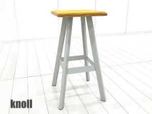 Knoll /ノール 　Rockwell Easy Stool / ロックウェル イージースツール バーハイト　イエローｘライトグレー