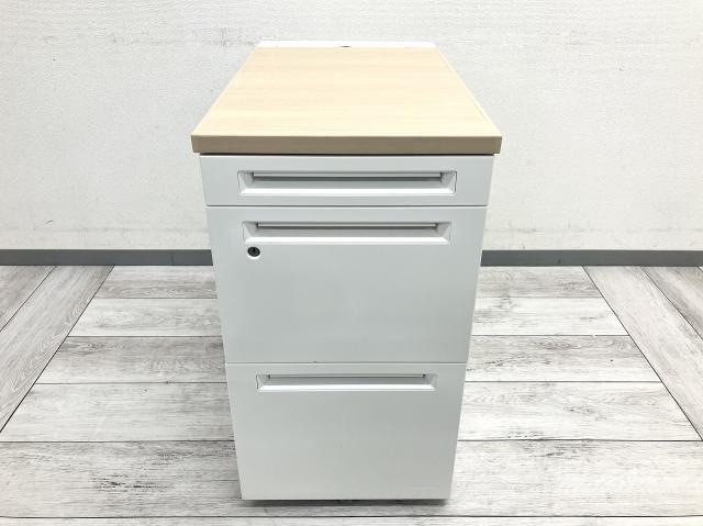 【中古】アドバンス 3V32AD MK54 オカムラ（okamura） 脇机3段