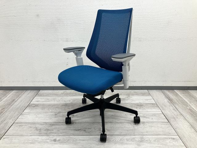 【中古】デュオラ メッシュ CRS-G3000E1 コクヨ（KOKUYO） 肘付ハイバックチェア