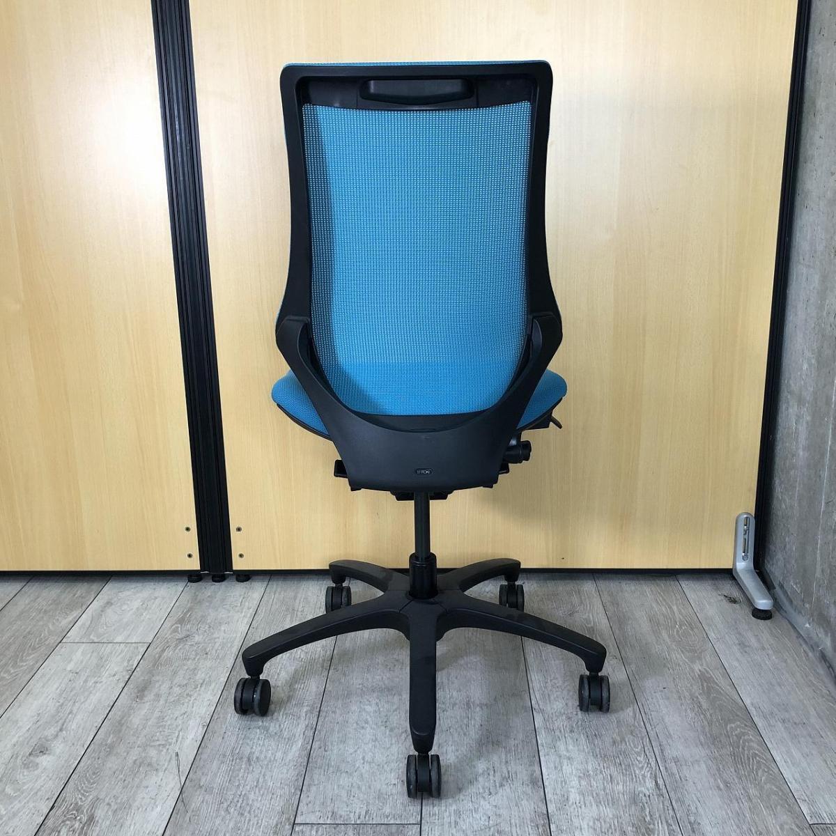中古】エフメッシュ KF-370JB-T1A3 イトーキ/ITOKI 肘無ハイバック 