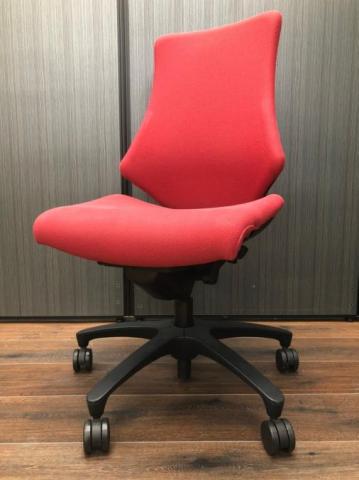 【中古】エフクロス  イトーキ（ITOKI） 肘無ハイバックチェア