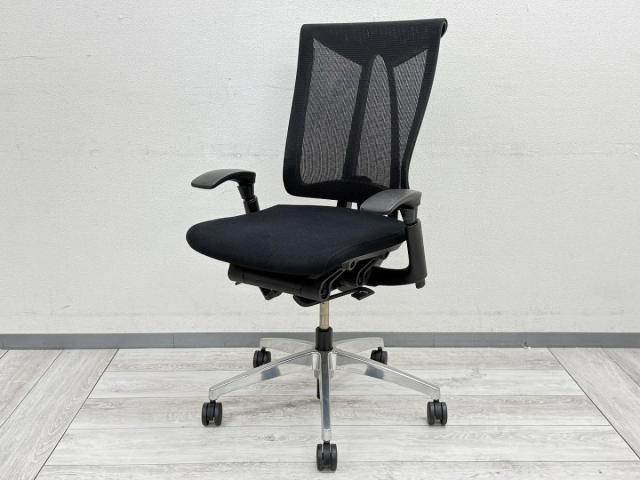 【中古】セレーオチェア KF-577JBH-TTT1 イトーキ（ITOKI） 肘付ハイバックチェア