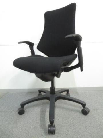 【中古】エフクロス  イトーキ（ITOKI） 肘無ハイバックチェア