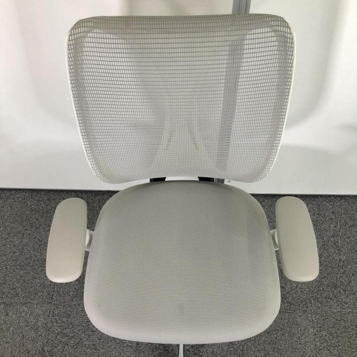 中古】サブリナ C854BW FSZ3 オカムラ/okamura 肘付ハイバックチェア 
