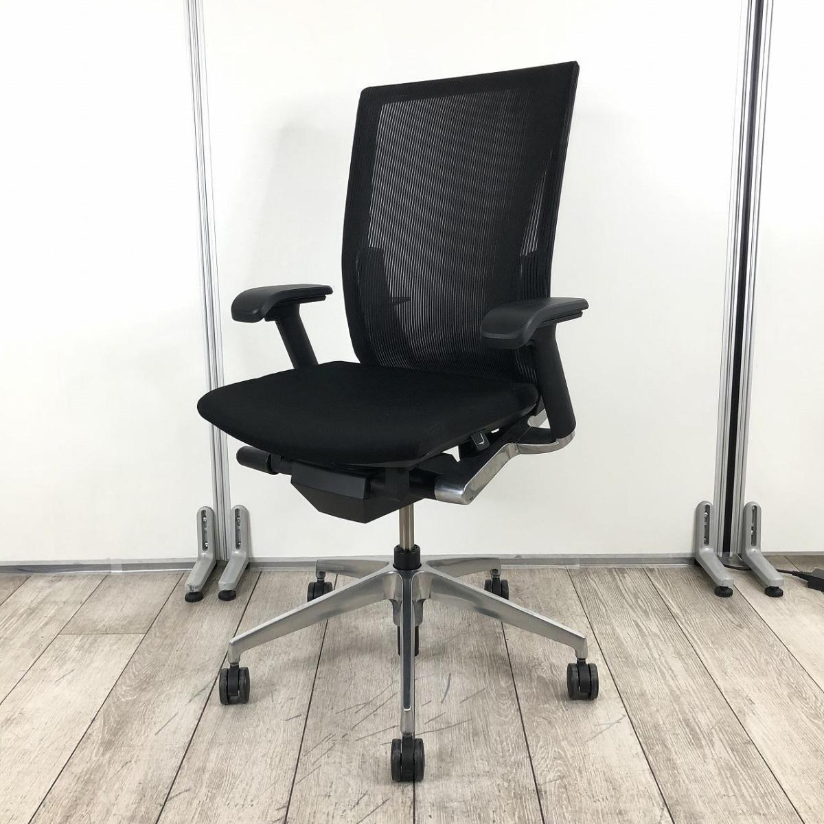 中古】ヴェントチェア KE-867JA-Z9T1T5 イトーキ/ITOKI 肘付ハイバック 
