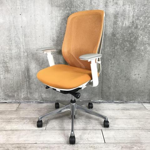 【中古】シルフィーメッシュ  オカムラ（okamura） 肘付ハイバックチェア