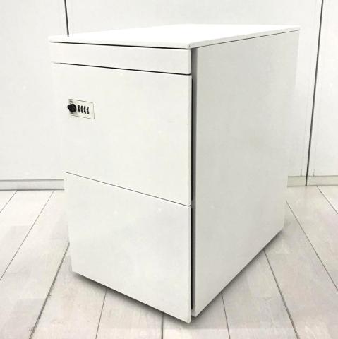 【中古】プロユニット DN31CB Z975 オカムラ（okamura） ワゴン3段