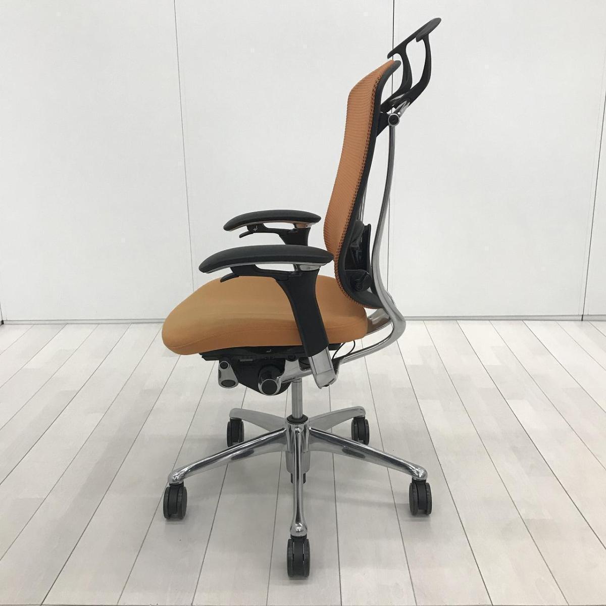 okamura Contessa オカムラ コンテッサ CM32AB ハイバック 中古】コンテッサチェア CM32AB FBF8 オカムラ/okamura 肘付ハイバック
