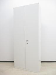 【定番の大容量オフィス書棚】オカムラ/レクトライン/ホワイト/シリンダー錠/両開き書庫【倉庫在庫品】【TH】