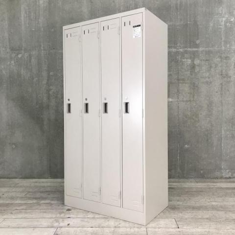 【中古】LKロッカー LK-4F1C コクヨ（KOKUYO） 4人用更衣ロッカー