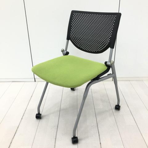 【中古】プロスタック 8140ZZ　FXN3 オカムラ（okamura） ネスティングチェア