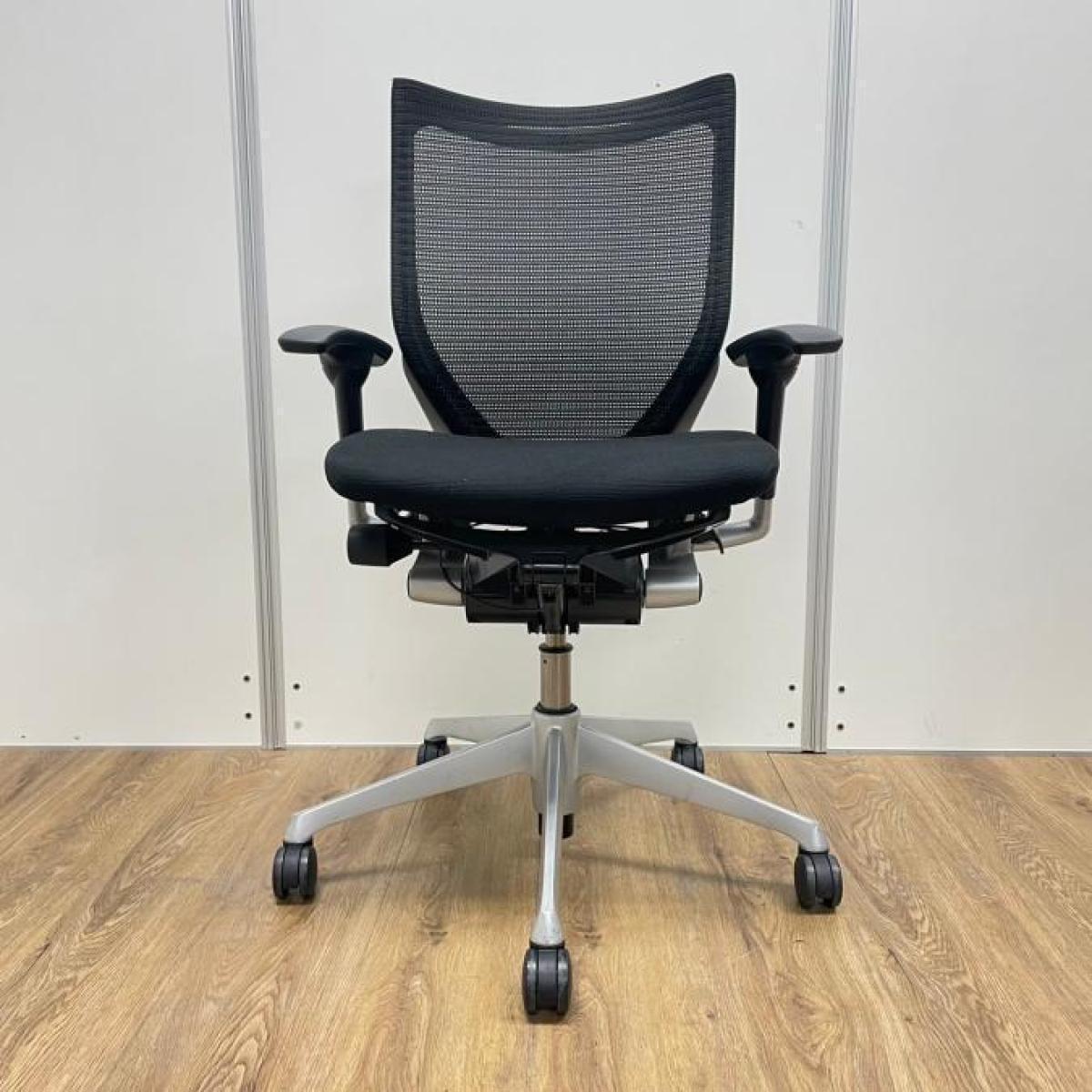 中古】バロンチェア CP83DR FDF1 オカムラ/okamura 肘付ローバック 