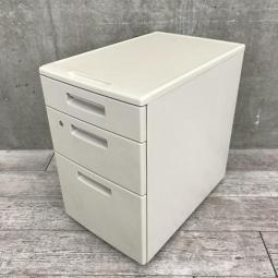 【在庫入替セール品】コクヨ（KOKUYO）製　BS+シリーズ　3段ワゴン　デスクインワゴン　■W390×D595×H610mm　■ニューグレー