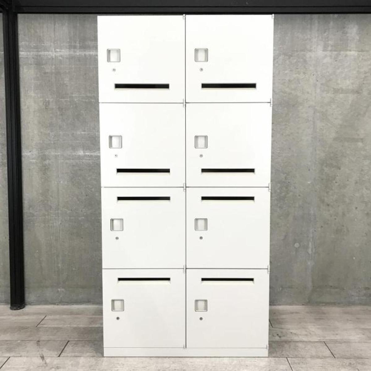 中古】レクトラインロッカー 4BM13X Z13 オカムラ/okamura 8人用 
