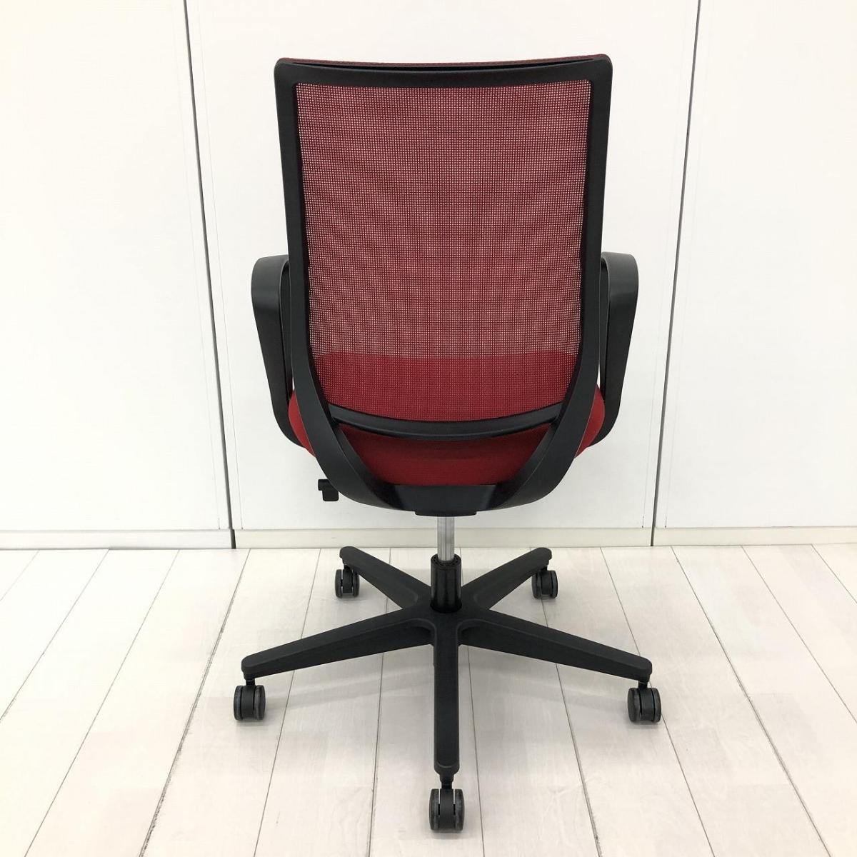 中古】ミトラシリーズ コクヨ/KOKUYO 肘付ローバックチェア 592942 
