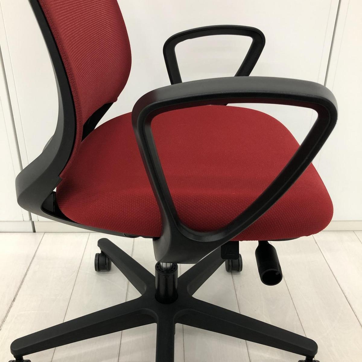 中古】ミトラシリーズ コクヨ/KOKUYO 肘付ローバックチェア 592942 