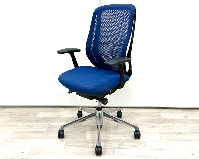 【中古】シルフィーメッシュ  オカムラ（okamura） 肘付ハイバックチェア