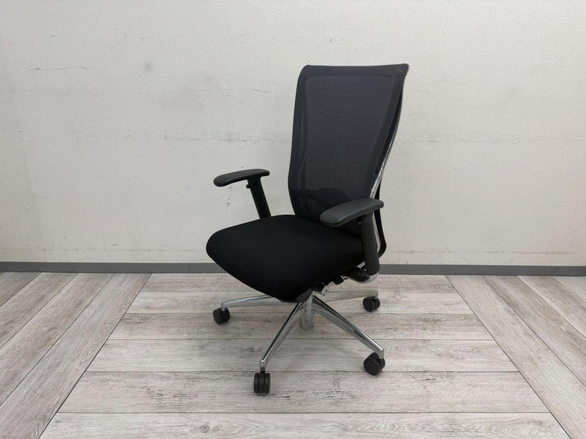 中古】フォスターチェア CR-G1420 コクヨ/KOKUYO 肘付ハイバックチェア