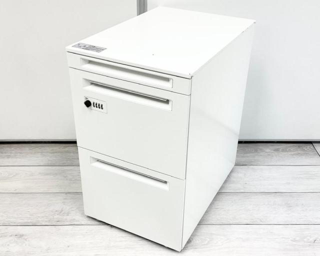 【中古】プロユニット DNC1CZ Z975 オカムラ（okamura） ワゴン3段