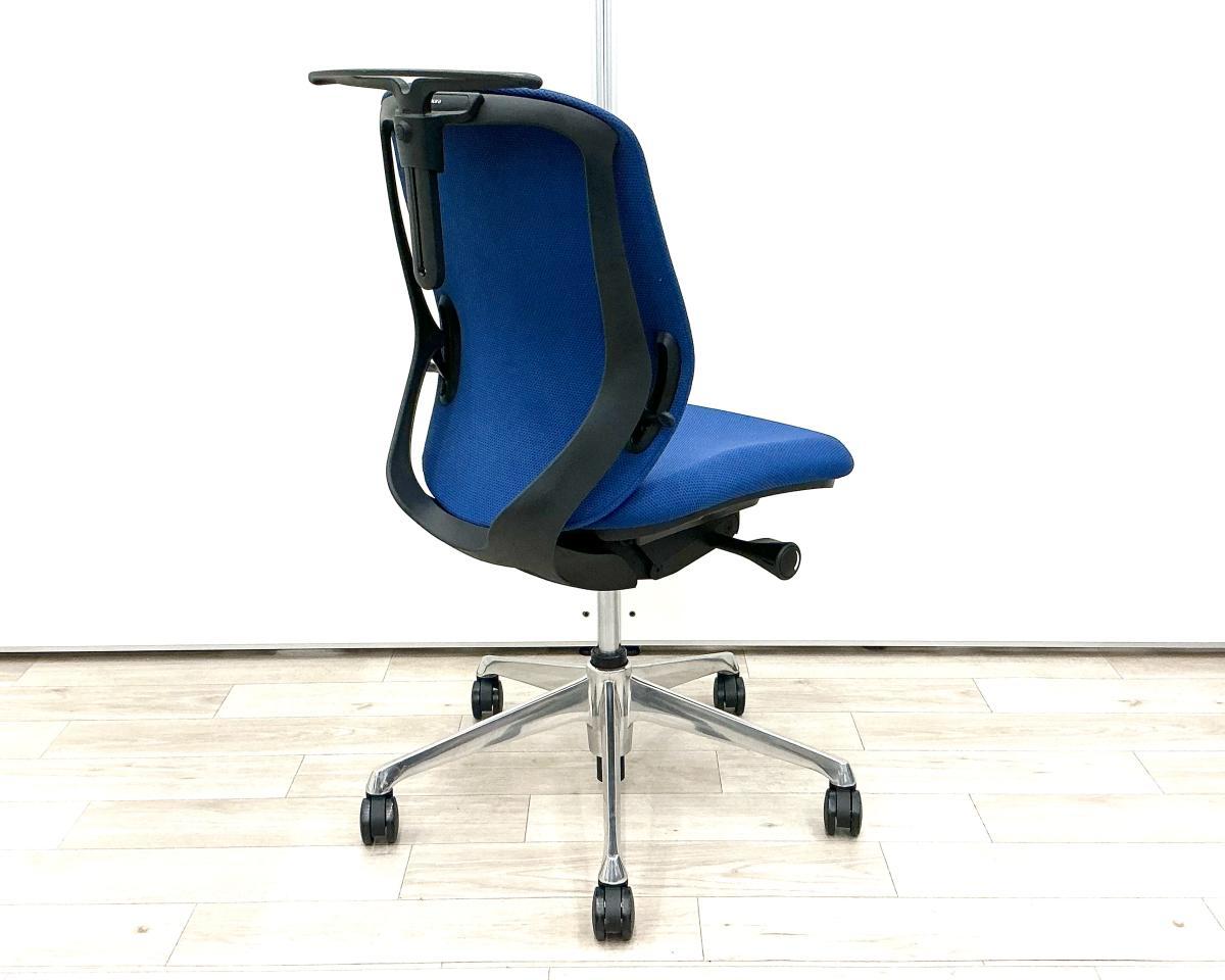 【tanpuku】【２０１９年製】オカムラ　シルフィー 肘つき ローバック 中古】シルフィー オカムラ/okamura 肘無ローバックチェア 593014