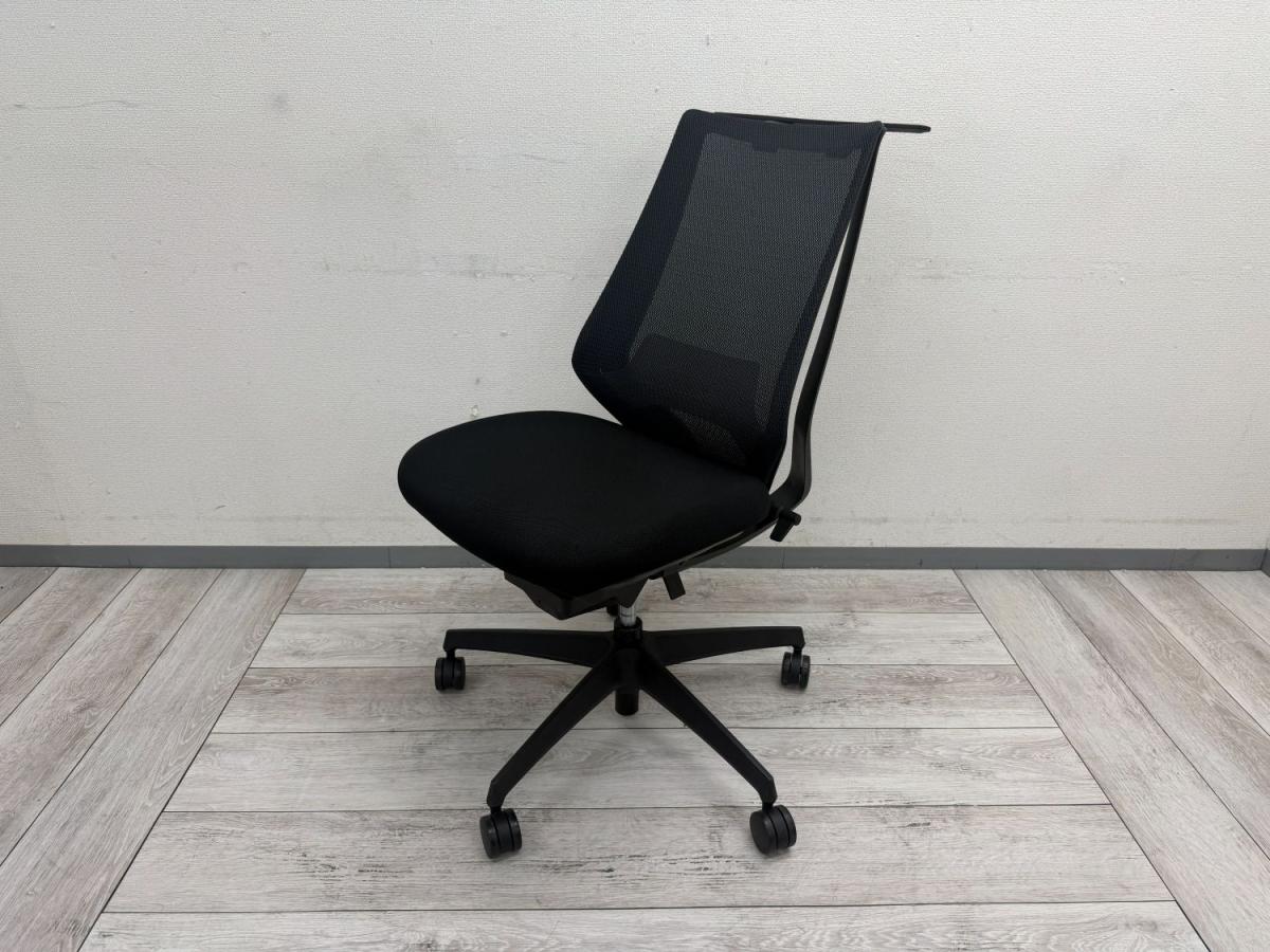 中古】デュオラ メッシュ CRSG3000E6N コクヨ/KOKUYO 肘付ハイバック 